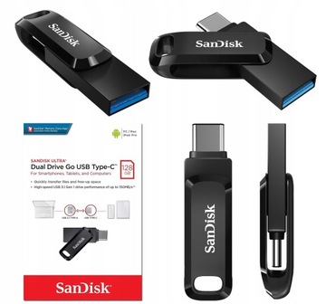 ФЛЕНКОВЫЙ накопитель ДЛЯ ТЕЛЕФОНА SANDISK DUAL TYPE-C 3.1, 64 ГБ