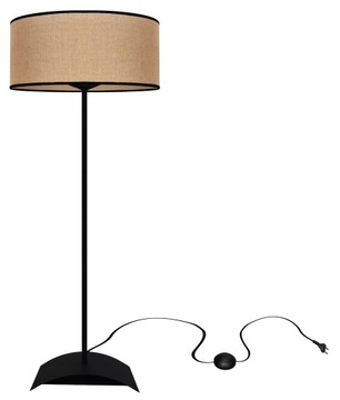 Lampa Stojąca Podłogowa Abażur JUTA BOHO EKO E27