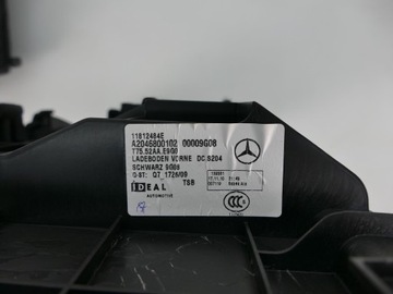 MERCEDES C W204 KOMBI BOCZEK PODŁOGA BAGAŻNIKA KPL