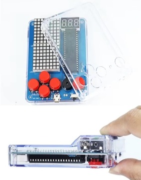 Электронный набор TETRIS SNAKE LED DIY KIT для обучения пайке, 4 игры