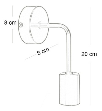 Kinkiet Czerwony Ścienny Lampa Dla Dzieci Lampka Nocna Czerwona Loft Led