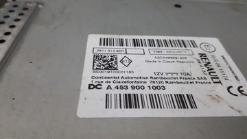 A4539001003 RÁDIO NAVIGACE SMART FORFOUR 453