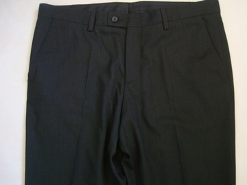 ELEGANCKI czarny garnitur ZARA r.50(pas-90cm)