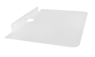 МЕТАЛЛИЧЕСКИЙ ДЕРЖАТЕЛЬ ПОЛКИ ДЛЯ СТАНДАРТНОГО ДЕКОДЕРА DVD ТЮНЕРА БЕЛЫЙ ВЫСОКОГО КАЧЕСТВА