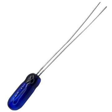 żarówka przycisków nawiewów licznik zegar T3 4 mm 100mA 1,2w 12V niebieska