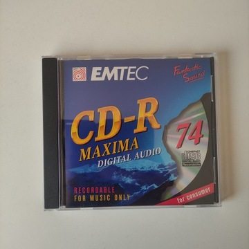 Płyta Emtec CD-R Maxima Digital Audio - 74 min - Recordable - 1 szt.