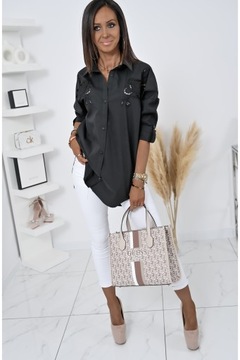 РУБАШКА ОВЕРСАЙЗ, УКРАШЕННАЯ СПОКОЙНОЙ ВЫШИВКОЙ! WZ.2 М