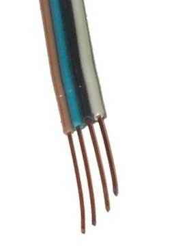 Przewód Kabel YTDWYd 4x0,5mm (6) Taśma Kolor 10m