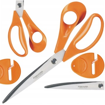 FISKARS NOŻYCZKI KRAWIECKIE CLASSIC 25CM z ostrzałką gładzik 859863