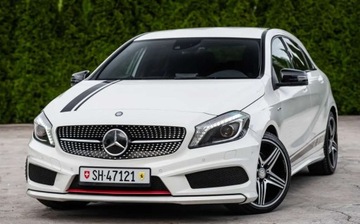 Mercedes Klasa A W176 Hatchback 5d Facelifting 250 211KM 2015 Mercedes-Benz Klasa A SPORT-Pakiet 2.0B 211Ps Skora Bixenon Navi Ledy Kame