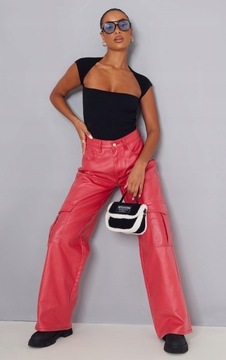 PRETTYLITTLETHING PRĄŻKWANE BODY M