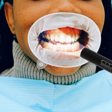 RĘCZNA LAMPA PIÓRO ŁADOWANA LAMPKA LED ZE ŹRENICĄ I LINIJKĄ