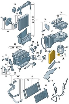 AUDI A6 A7 A8 OE 4H0819439 FILTR KABINA