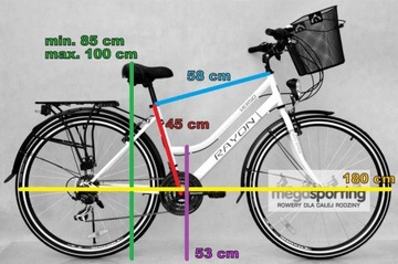 Трекинговый велосипед 28 Rayon Verso с рамой Shimano 18 дюймов
