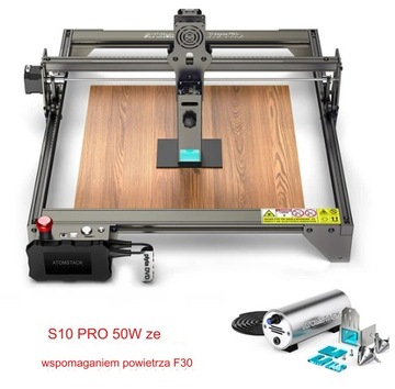 Grawer laserowy ATOMSTACK X7 A10 S10 PRO 50 W + Air Assist