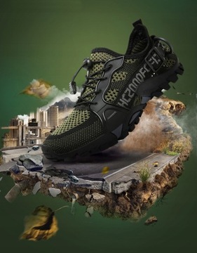 Мужская нескользящая дышащая походная обувь.