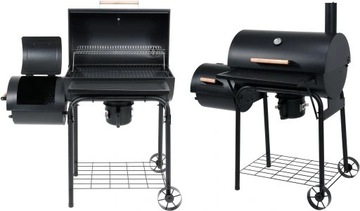 GRILL WĘGLOWY OGRODOWY WĘDZARNIA XXL RUSZT LUND
