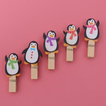 Прищепки для фотобумаги с животными, 30 шт.