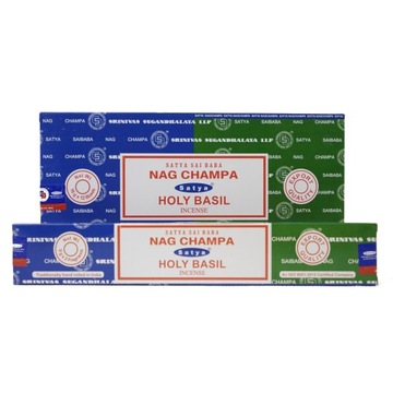 Indyjskie kadzidełka SATYA NAG CHAMPA & BASIL