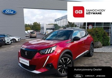 Peugeot 2008 II SUV 1.2 PureTech 130KM 2021 Peugeot 2008 1.2 130KM Automat GT-Pack SalonPL SerwisASO VAT-Marza Gwaranc