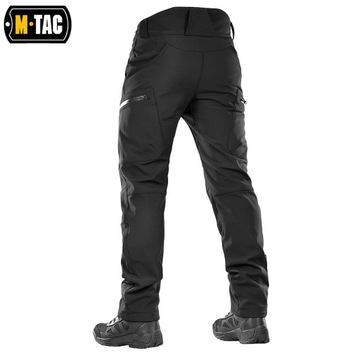 M-TAC SOFTSHELL WINTER Trekking Тактические брюки-карго, черные S