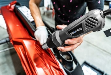 ГРАФИТОВАЯ ТЕПЛОВАЯ ПИСТОЛА 2000ВТ 350°C/550°C ПРЯМАЯ РУКОЯТКА