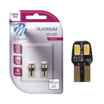 ŻARÓWKI RETROFIT W5W T10 LED OSRAM M-TECH CANBUS