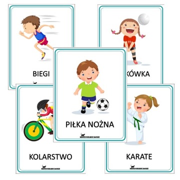 Sporty Dyscypliny sportowe Plansze dla dzieci x40