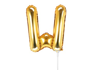 BALON FOLIOWY LITERA W ZŁOTY 14'' 35cm