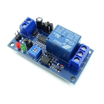 Реле времени с таймером 1с-1ч 12В