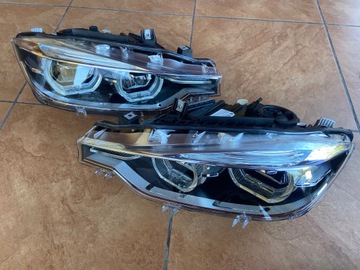 BMW F30 F31 LIFT Lampa Reflektor ADAPTIVE LED Kompletne Zestaw Kodowane