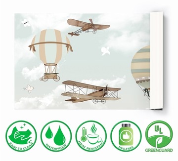 Коврик защитный 90х45 для стола, самолетов, воздушного шара