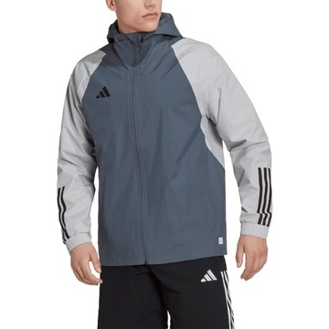 Kurtka męska adidas Tiro 23 Competition All-Weather szara HU1320 2XL