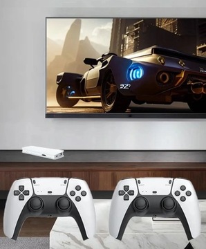 NAJNOWSZY MODEL 2024 KONSOLA BEZPRZEWODOWA RETRO + 2PADY 64GB 20000 GIER