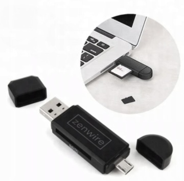 Устройство чтения карт памяти SD 5 в 1, USB-накопитель USB-C OTG, адаптер MicroSD TF
