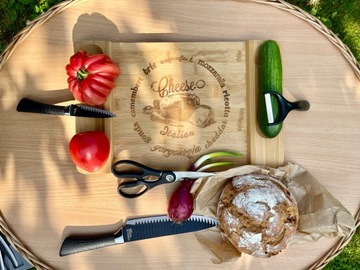 ZESTAW NOZY KUCHENNYCH KARBOWANYCH OSTRE 6 EL.