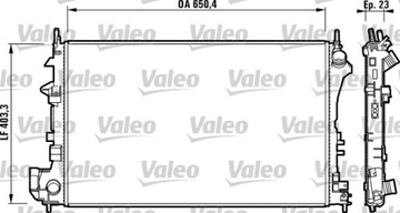 732879 VALEO CHLADIČ VODY