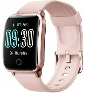 Willful SW025 smartwatch Zegarek GPS IP68 tętno sen stoper alarm różowy