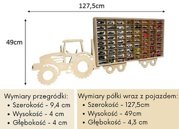 НОВАЯ полка TRAKTOR с 72 пружинами Hot Wheels