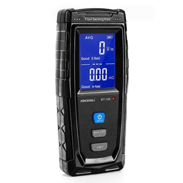 DETEKTOR RĘCZNY CYFROWY LCD EMF CZUJNIK PROMIENIOWANIA ELEKTROMAGNETYCZNEGO