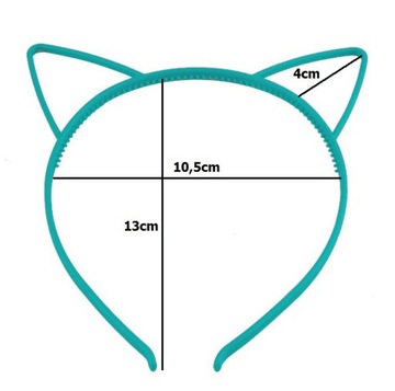 ОБОДКА ДЛЯ ВОЛОС С МЯТНЫМИ УШАМИ