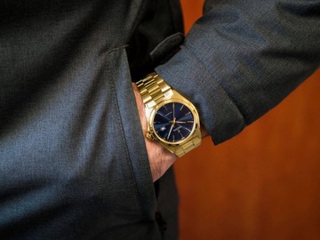 Złoty zegarek Festina na bransolecie F20555/4