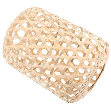 DEKOR VINTAGE BAMBUSOWA LAMPION Z RATANU