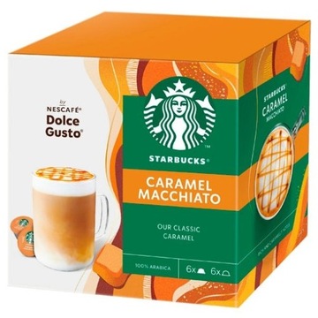 Kapsułki Nescafé Dolce Gusto STARBUCKS Caramel Macchiato 12 szt