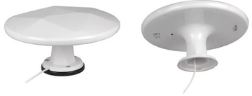 Antena TV kampera przyczepy telewizora DVBT/T2 biała