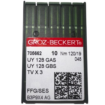 IGŁY DO MASZYN SZWALNICZYCH GROZ BECKERT RENDERKA KULKA UY128GAS 120/19SES