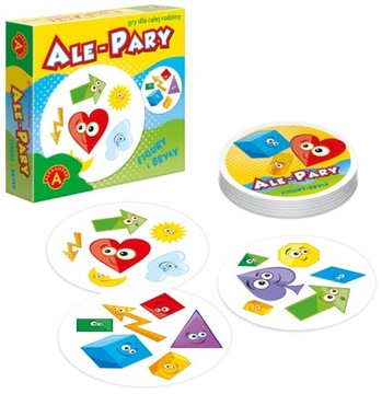 GRA KARCIANA FIGURY I BRYŁY ALE PARY GAPA od 4 LAT ALEXANDER