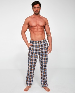 Spodnie piżamowe męskie 691/30 Cornette kratka M