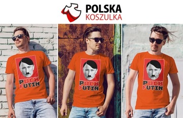 KOSZULKA T-SHIRT ANTY PUTIN PUTLER UKRAINA 3XL