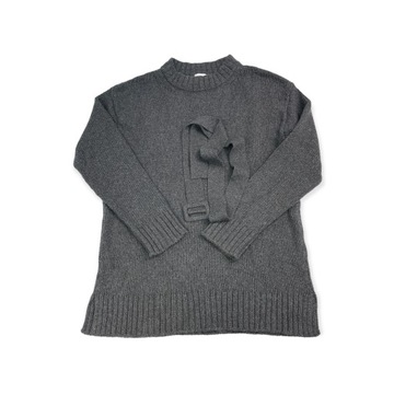 Wciągany ciepły sweter damski szary G. XL
